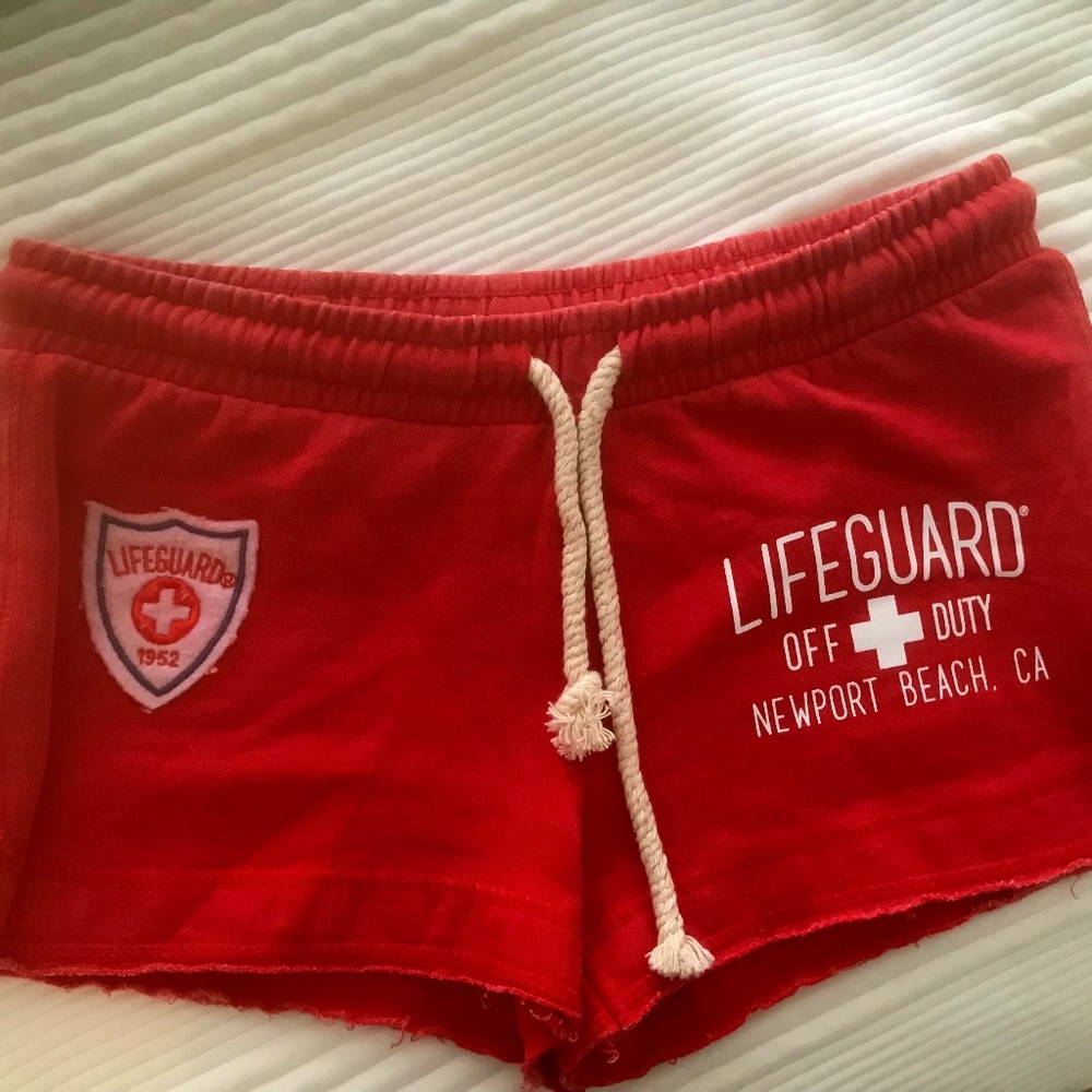 Red Lifeguard Shorts